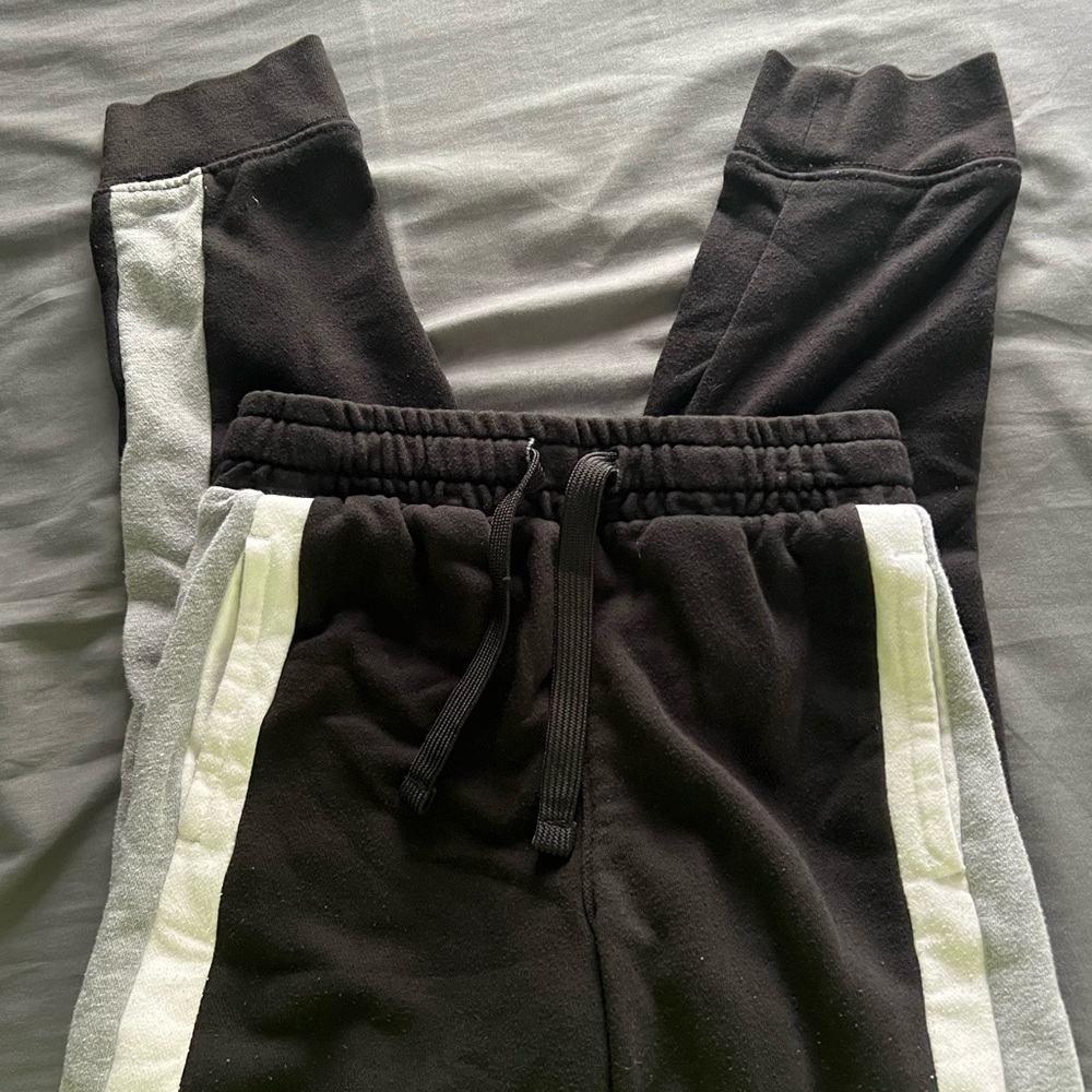 Black and White Kids Sweatpants